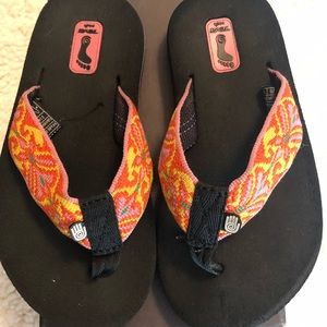 Girls Teva Flip Flops